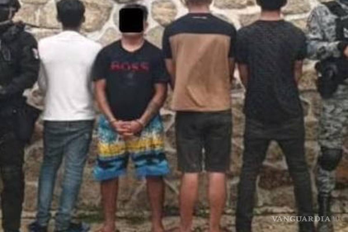 Semar captura a cuatro presuntos integrantes de ‘Los Rusos’ en Acapulco