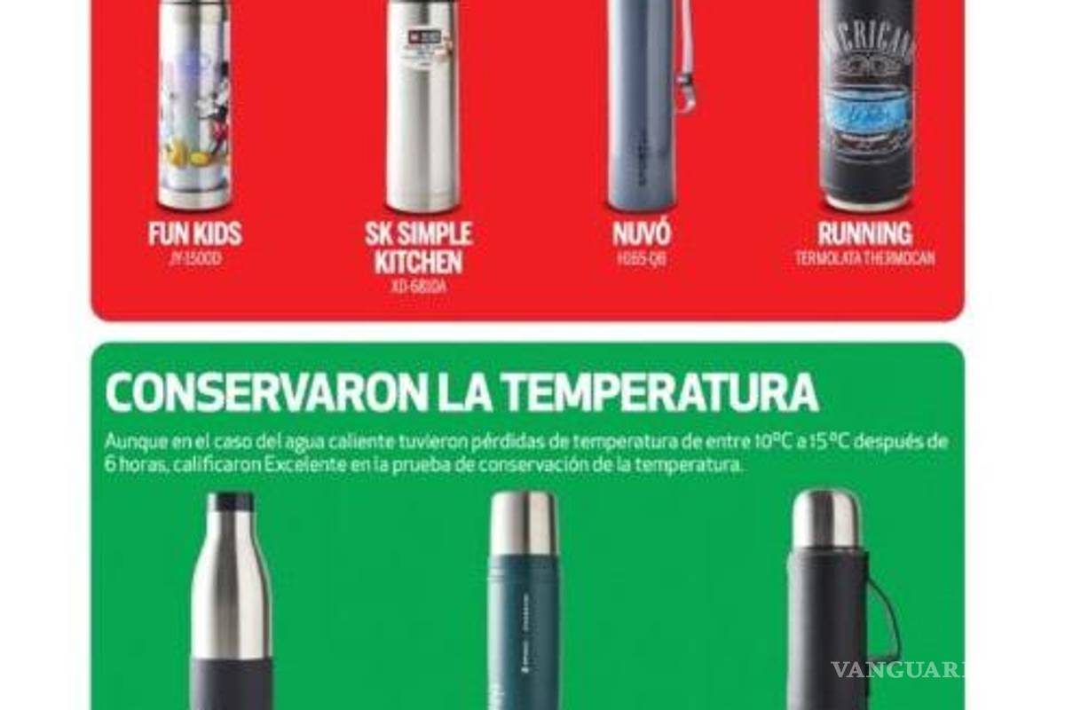 $!Termos para evitar: Profeco revela cuáles no conservan la temperatura