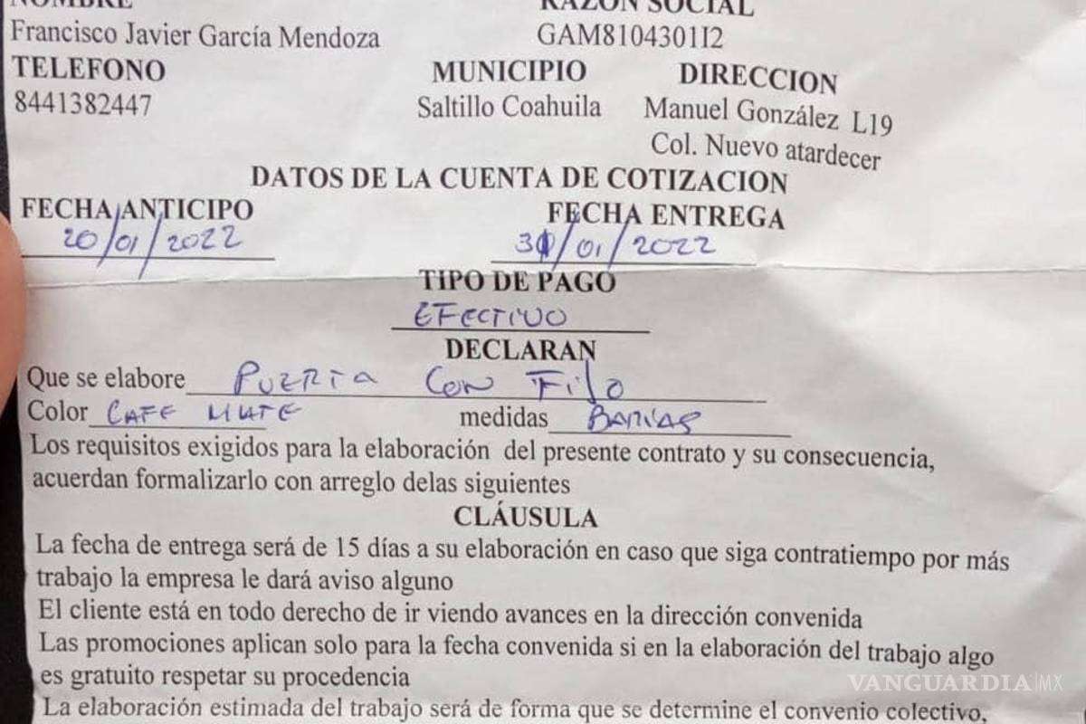 Saltillo: ahora estafan hasta los herreros; brotan víctimas de negocio en redes