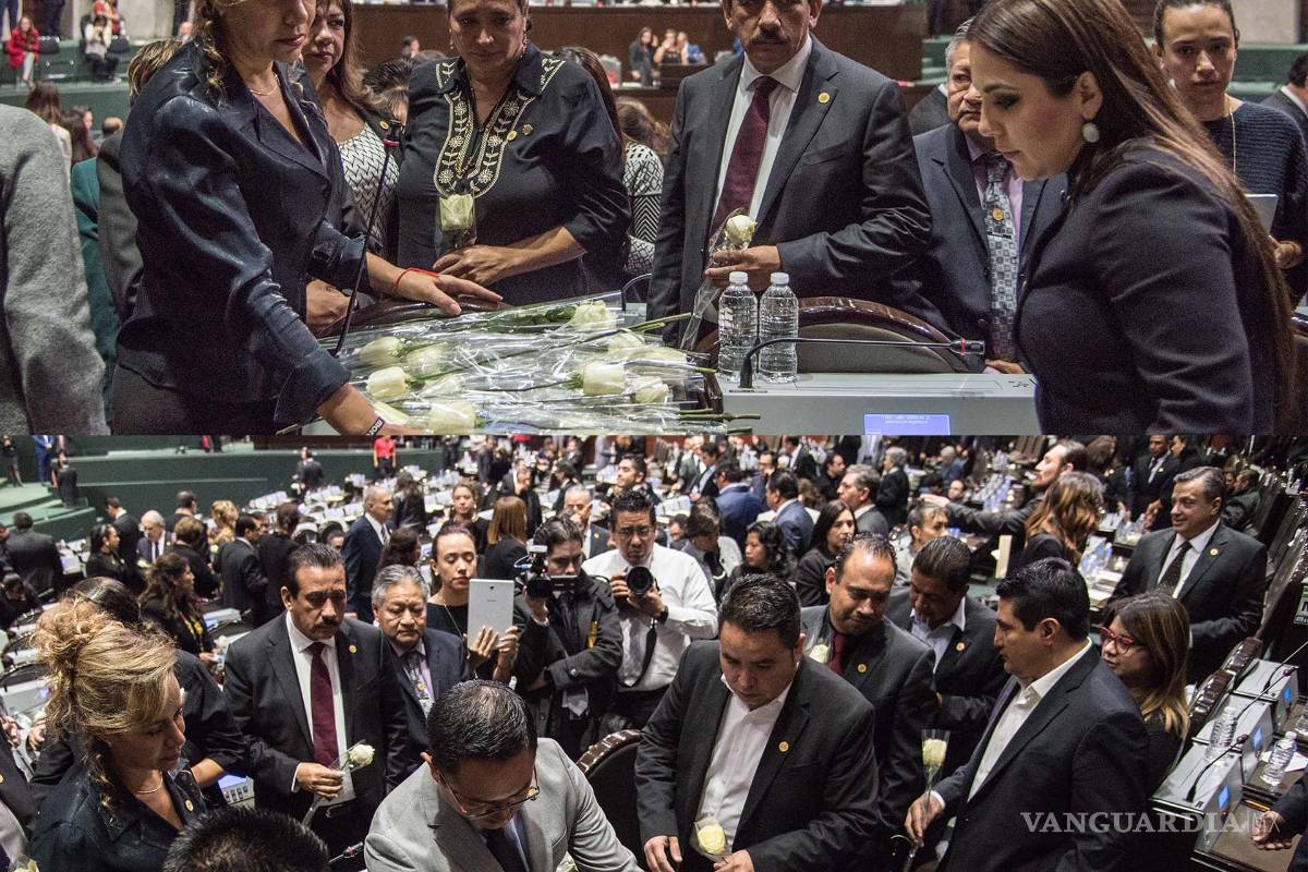 $!Tras muerte de su hija, diputada rompe en llanto y dice que trabajará con AMLO por un México pacífico