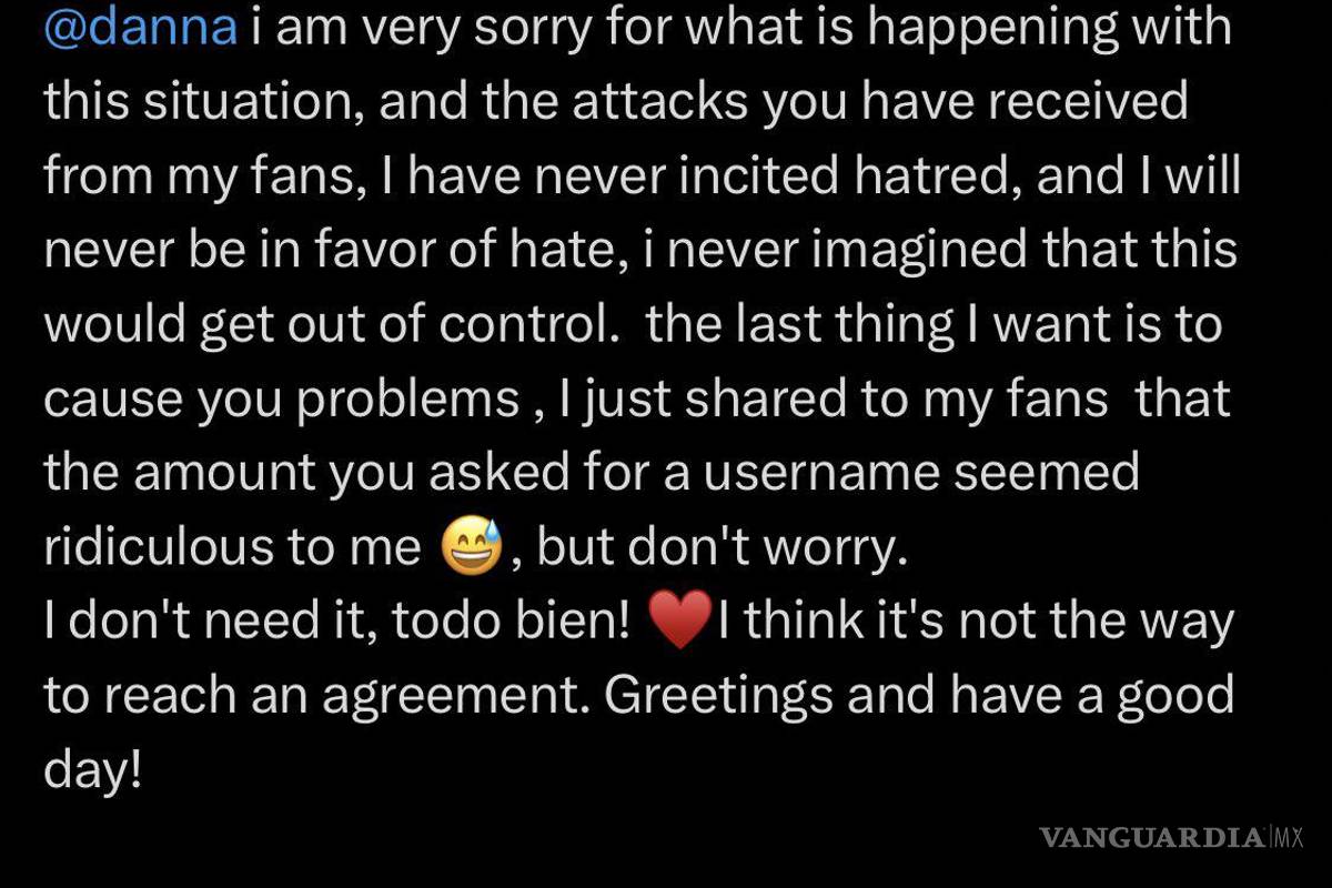 $!¿Por qué están cancelando a Danna Paola? Se desata polémica en X por cambio de nombre y acoso a usuaria