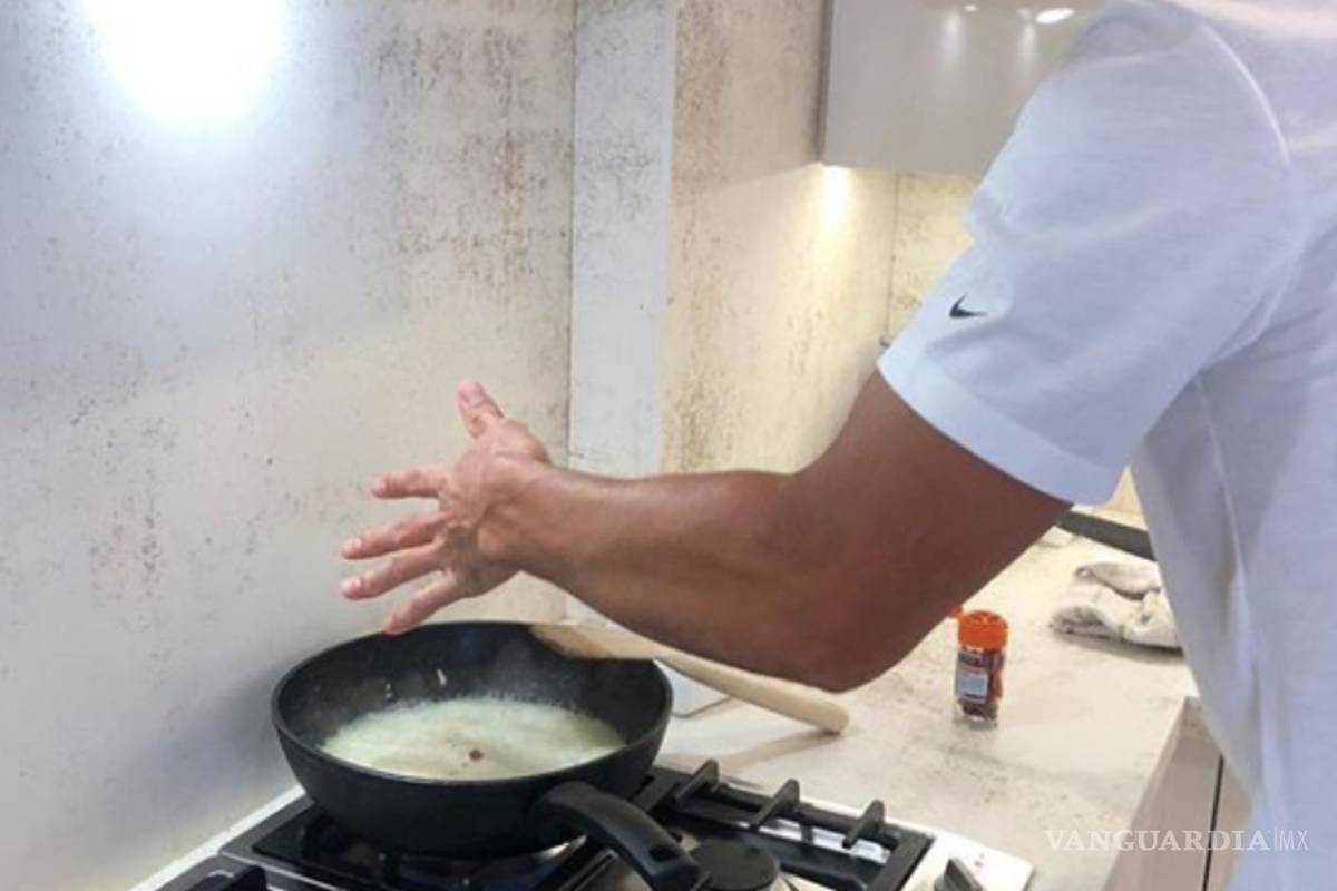 Nadal cambia la raqueta por la sartén y le cocina a su esposa Xisca Perelló