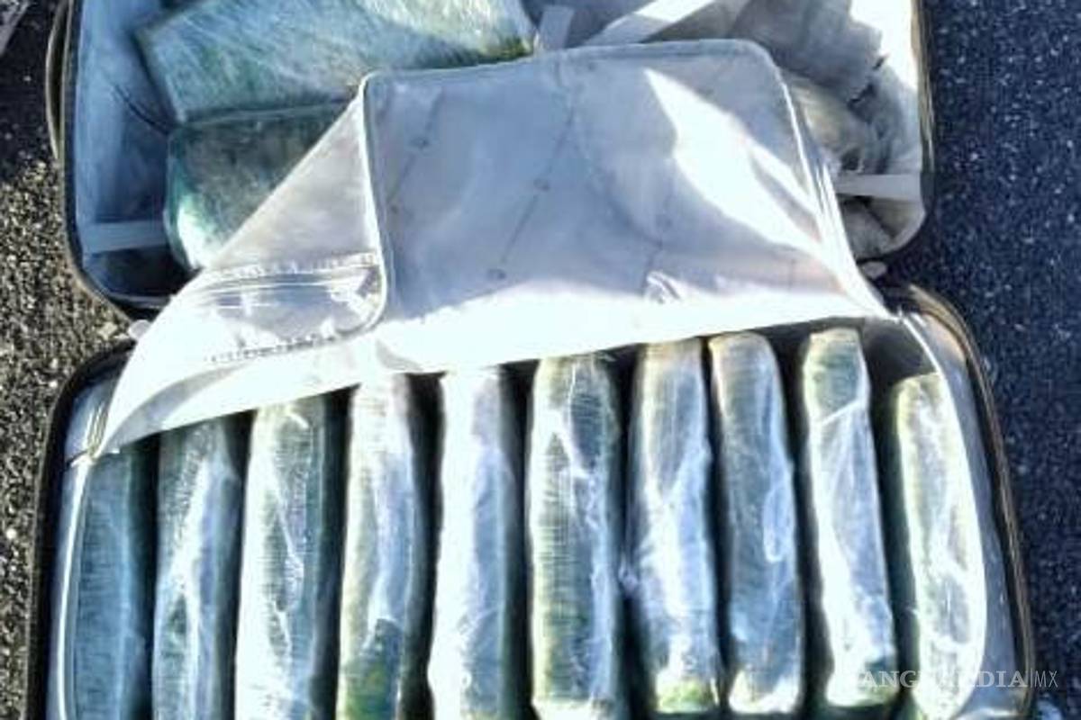Guardia Nacional asegura 16 paquetes de mariguana en carretera Monclova-PN