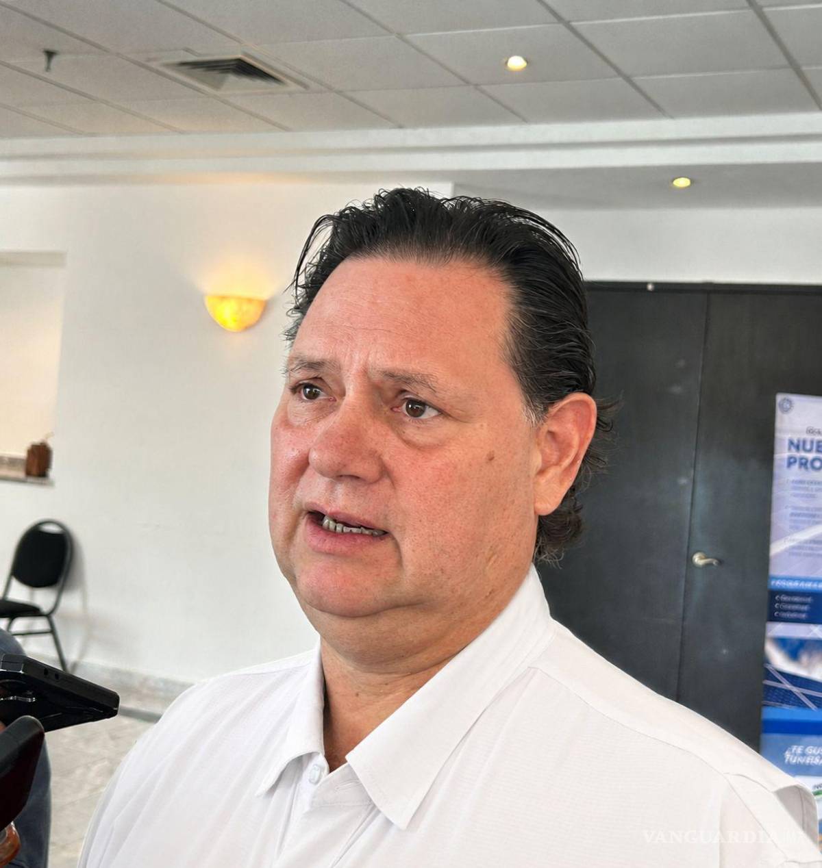 $!“Estamos de acuerdo en que se manifiesten, pero esas no son las formas”, señaló Jorge Mtanous, presidente de CANACINTRA Monclova.
