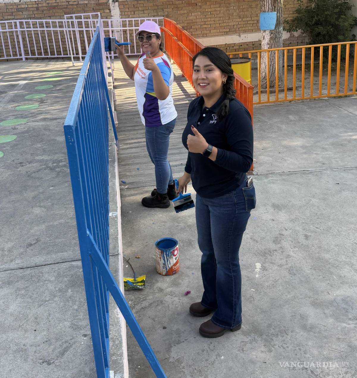 $!Se llevaron a cabo trabajos de pintura y recuperación de áreas recreativas e infantiles.