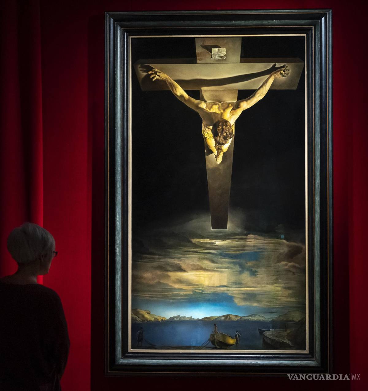 $!Una de las pinturas más icónicas de Salvador Dalí, 'El Cristo', un óleo sobre lienzo de 1951. Museo Dalí en Figueres, Girona.