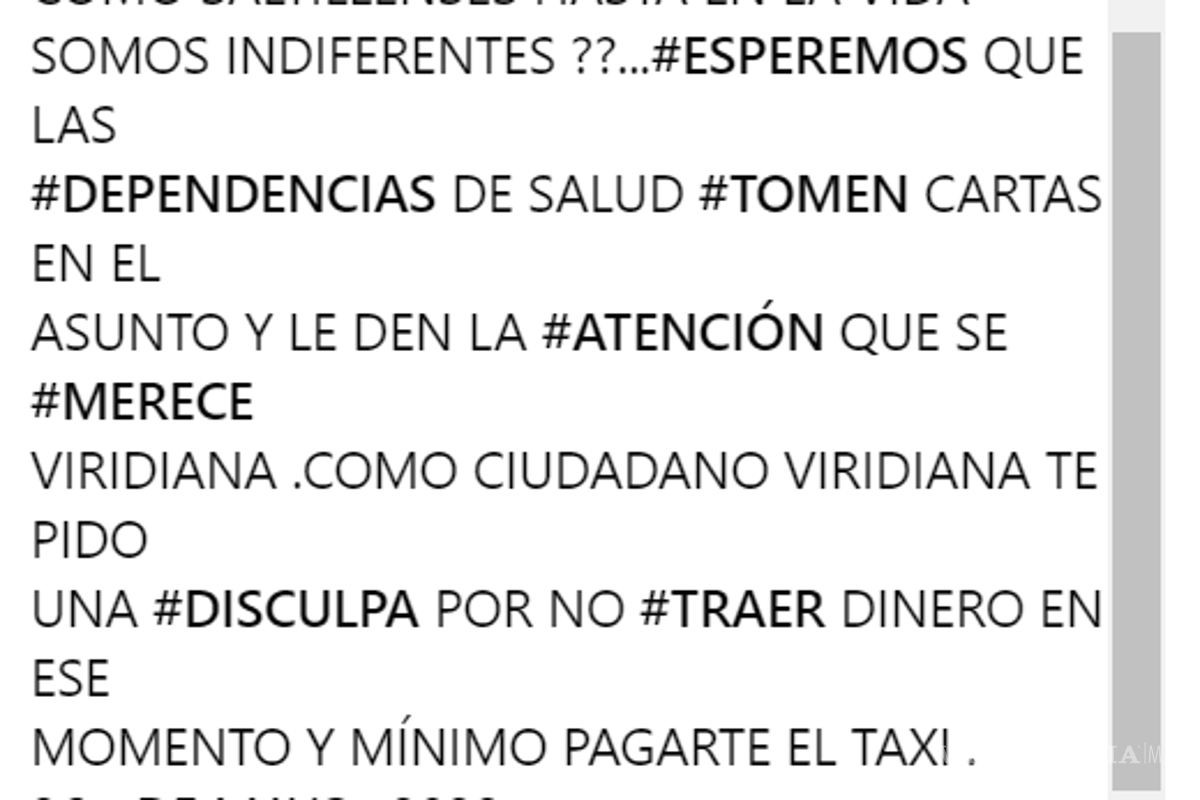 Saltillo: exhiben falta de atención en Cruz Roja; institución investiga el caso (video)