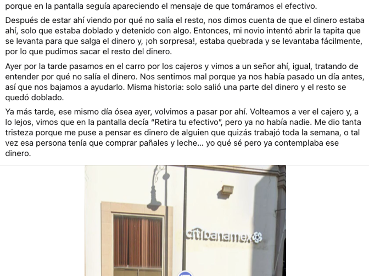$!La joven y su novio reportaron un problema al intentar retirar su dinero de un cajero en Saltillo.