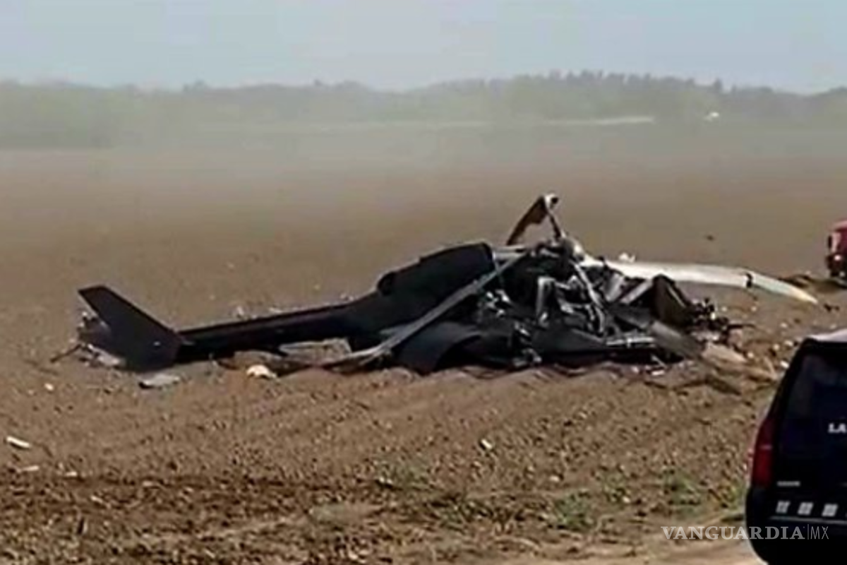 Helicóptero militar fue derribado en la frontera de México y Estados Unidos; tres pasajeros murieron