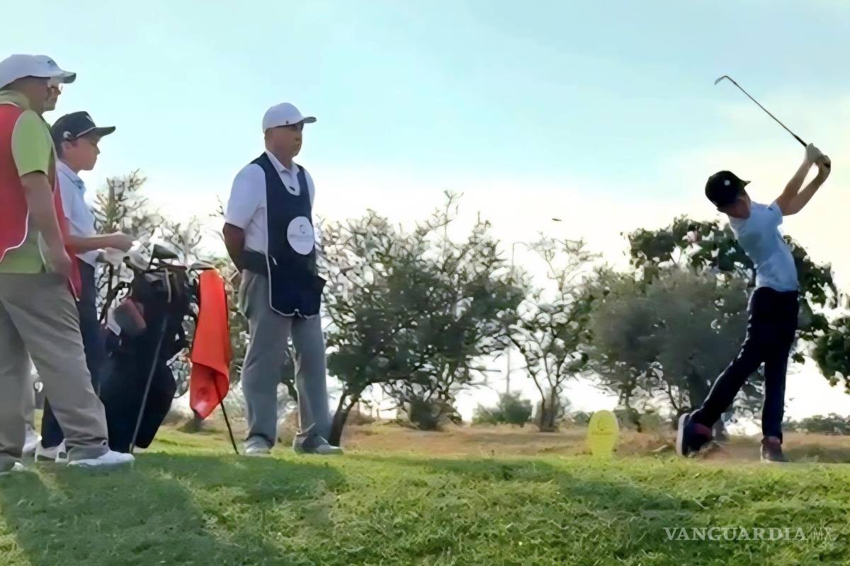 $!El golfista saltillense continuará su preparación en el Club Campestre Saltillo rumbo a Ciudad del Sol.