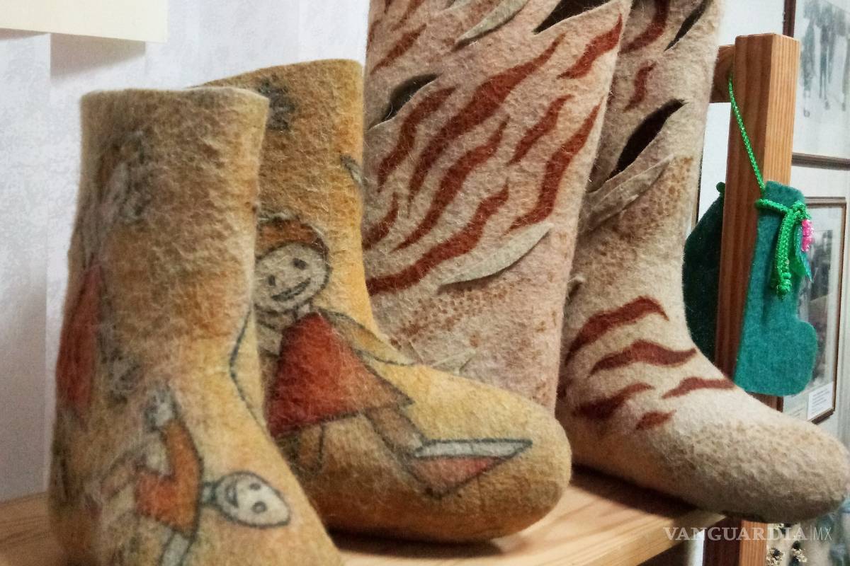 Gracias a los “valenki&quot; los rusos resisten temperaturas de 50 grados bajo cero