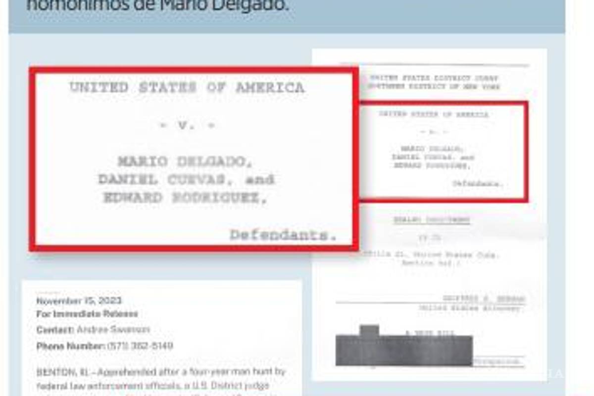 $!Procesan en EU a Mario Delgado por narcotráfico... pero es un homónimo