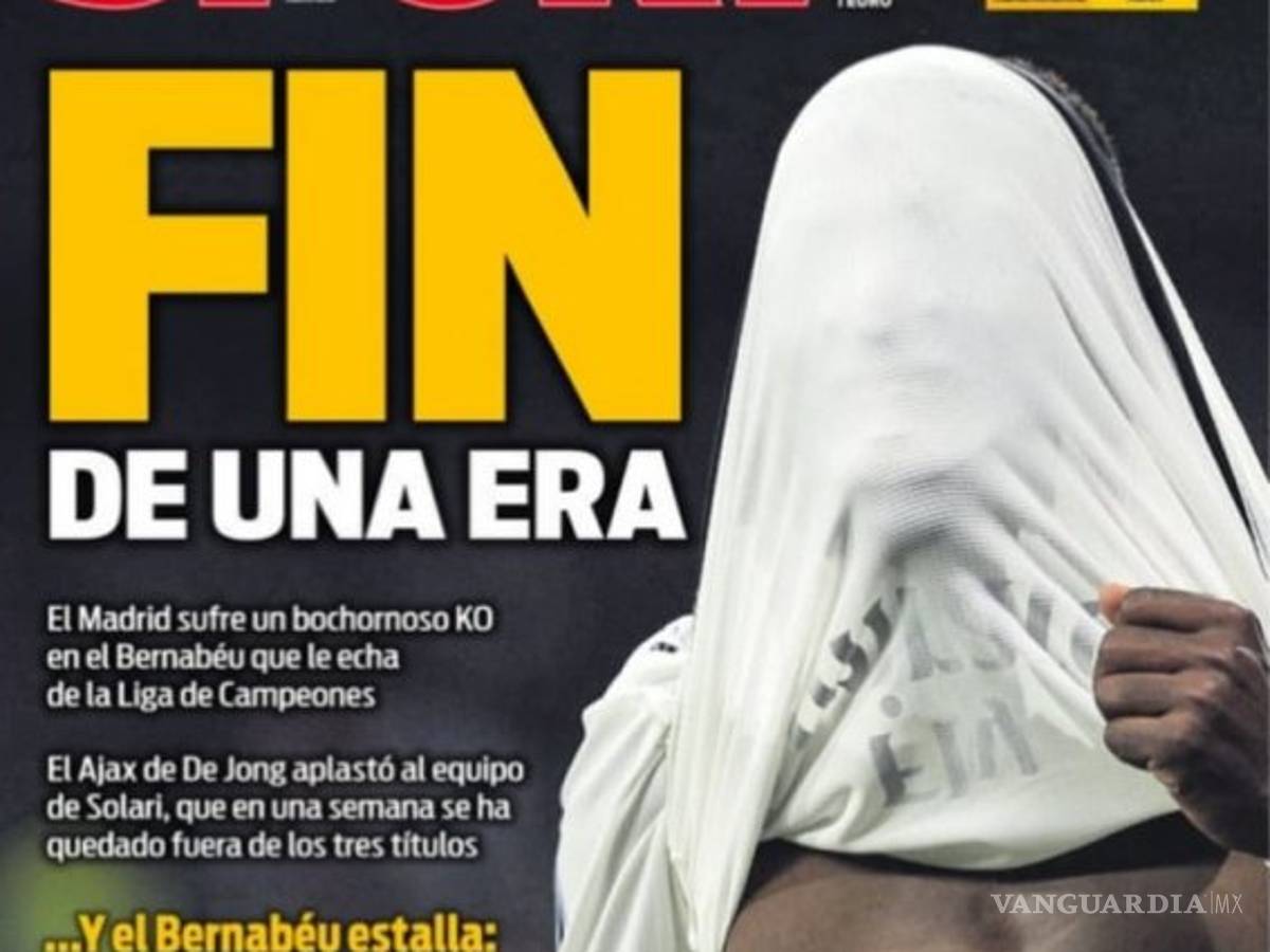 $!Así acribillaron los medios en España al Real Madrid (fotos)