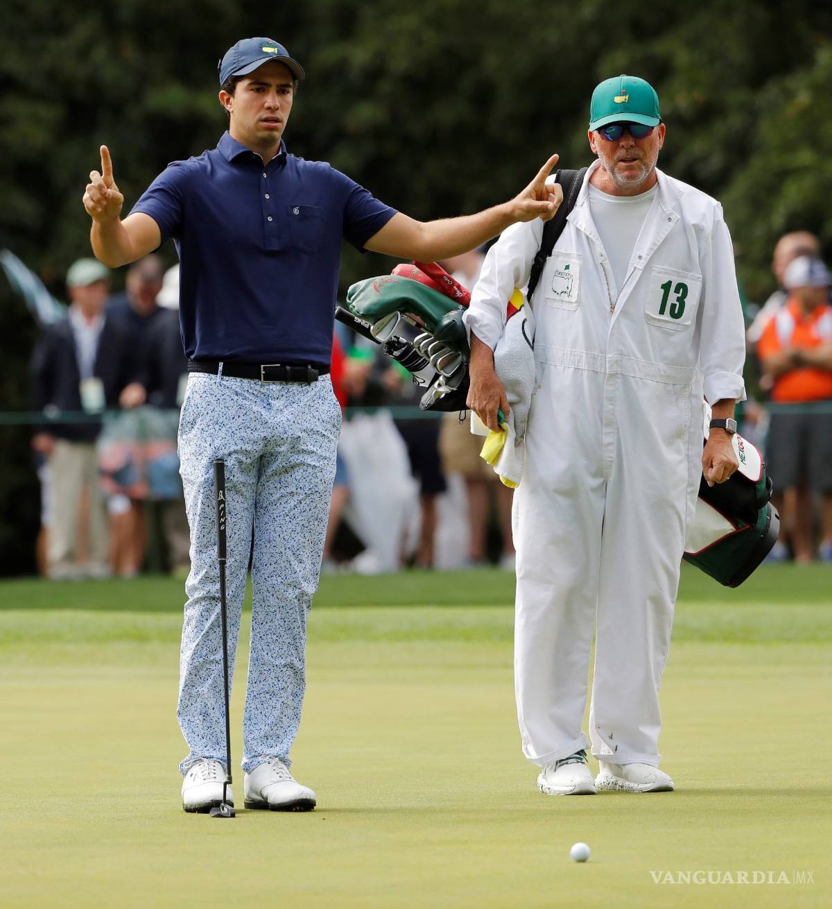 $!Álvaro Ortiz 'amarra' su lugar en las últimas jornadas del Masters de Augusta