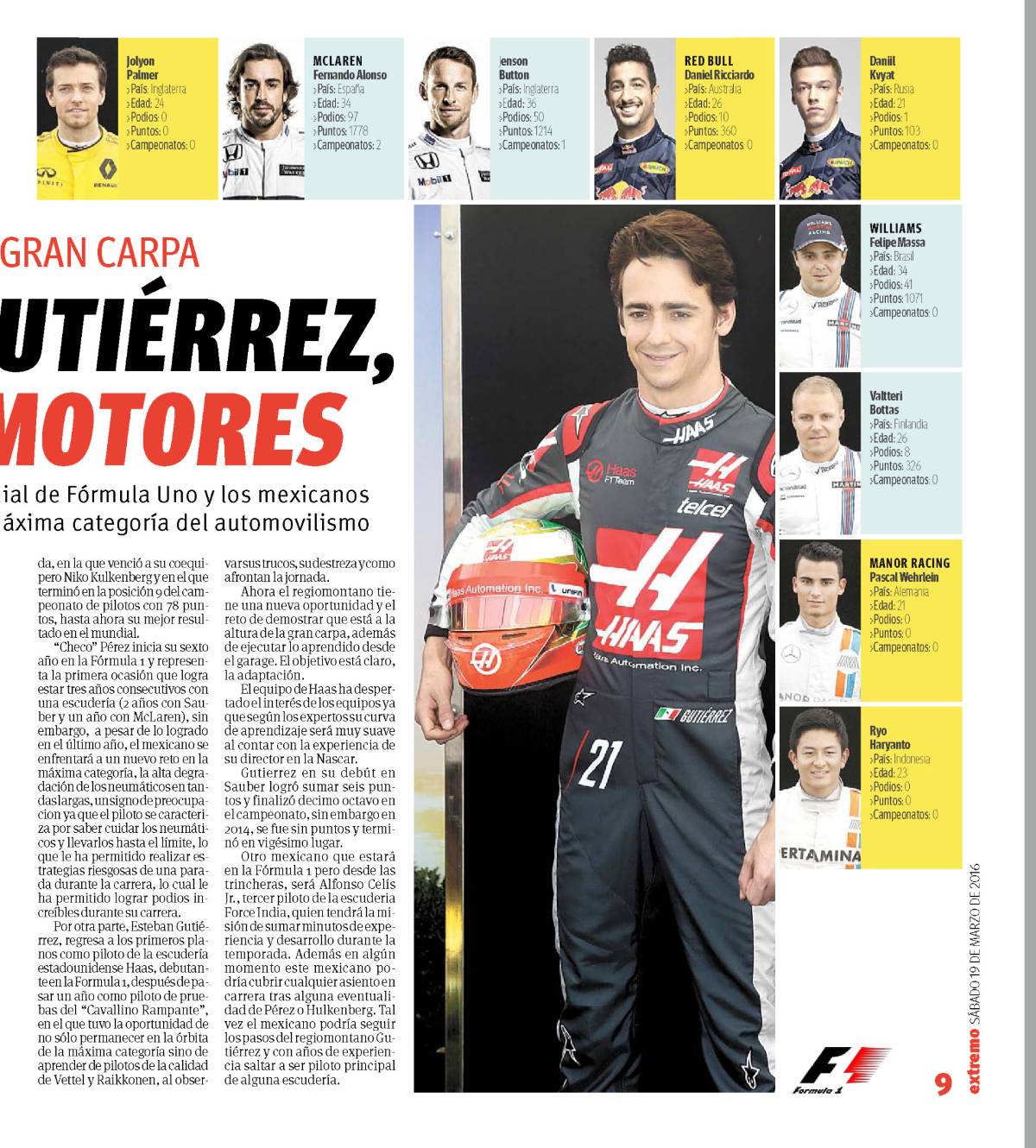 $!Regresa la Gran Carpa: Pérez y Gutiérrez, afinan motores