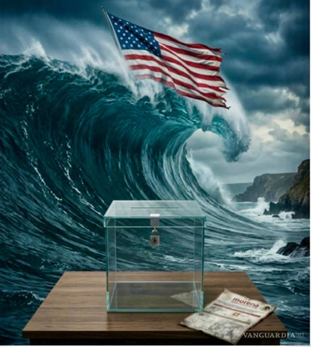 $!EEUU no extraerá a nadie de México como lo hizo en Venezuela, pero es innegable que se avecina un tsunami del norte en las elecciones de 2027. Porque, donde manda capitán, no gobierna marinera.