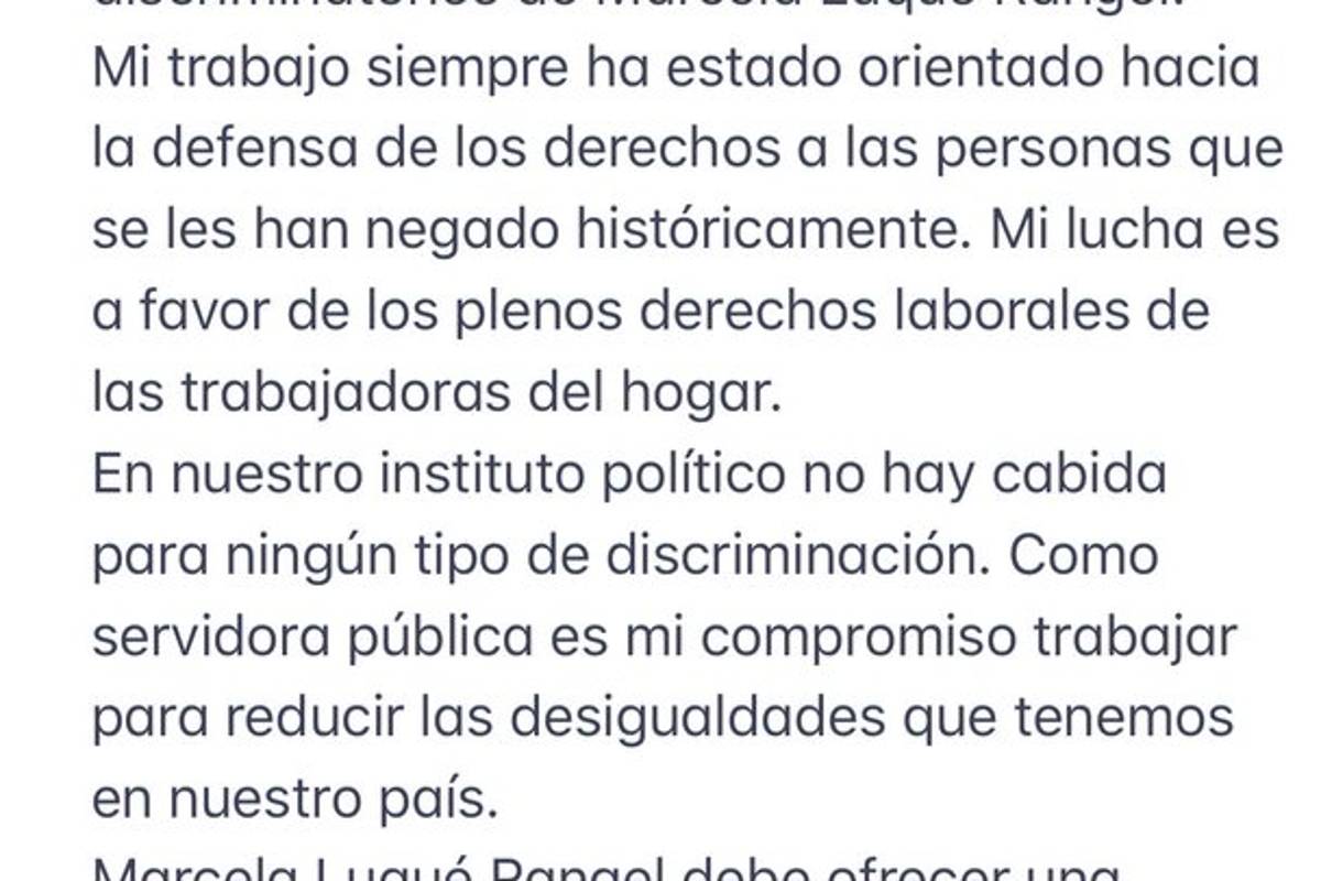 $!"Muchachas...soy dueña de más!", contesta senadora suplente; dice que no se disculpará