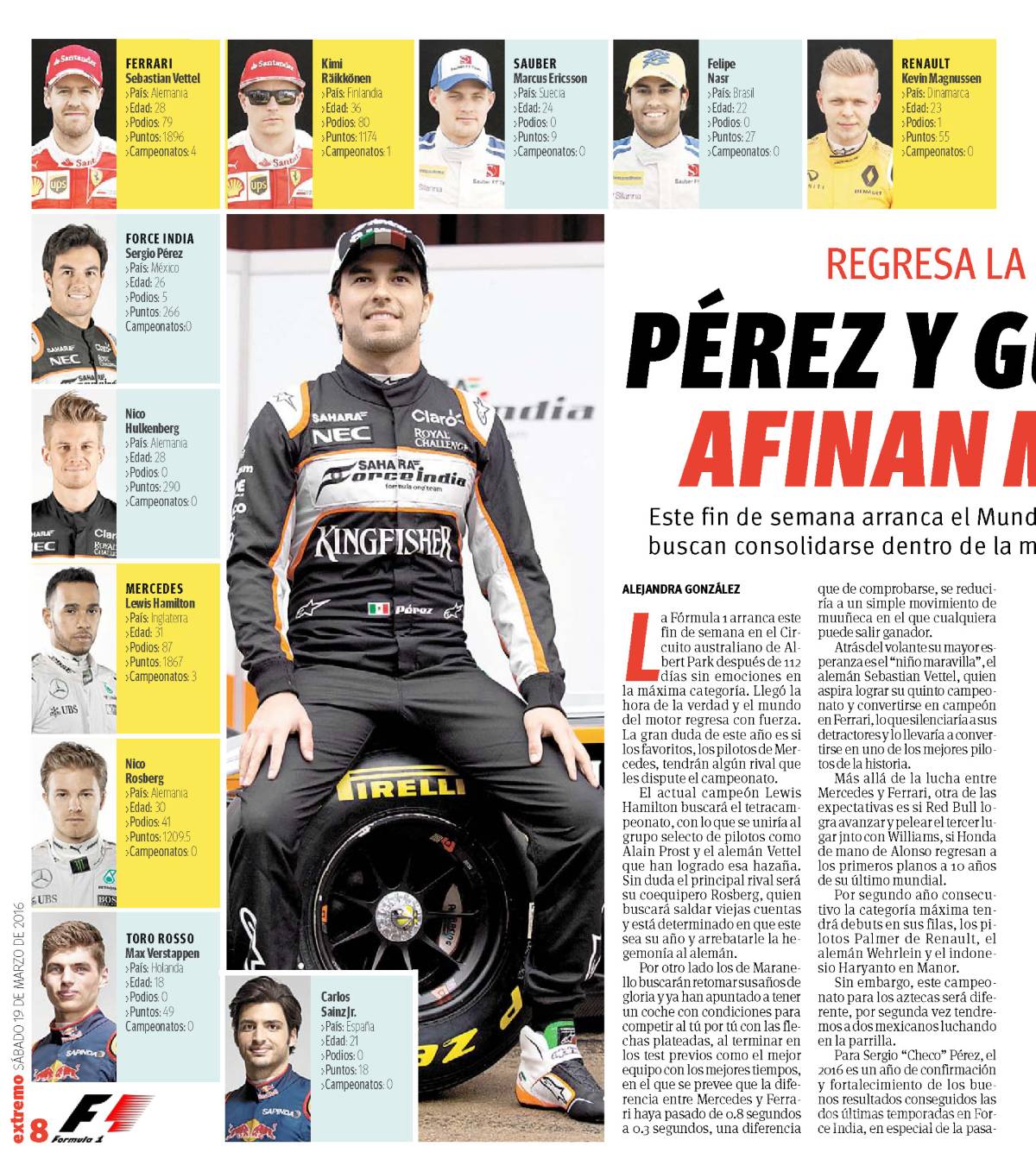 $!Regresa la Gran Carpa: Pérez y Gutiérrez, afinan motores