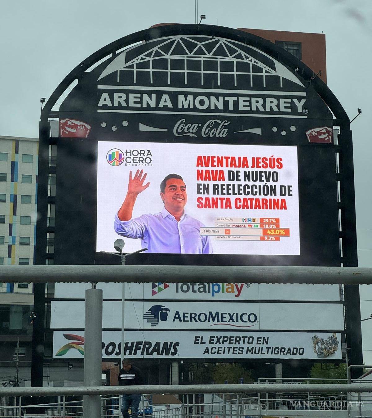 $!Nava se promueve en plena veda electoral, incluso fuera del municipio donde quiere reelegirse.