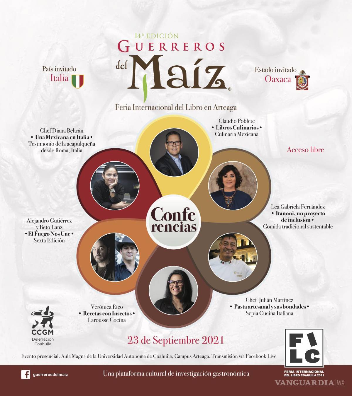 $!El evento realizado dentro del marco de la Feria Internacional del Libro Coahuila, no se pudo realizar en 2020 debido a la pandemia de COVID-19, sin embargo, este año la fiesta de gastronómica está de vuelta.