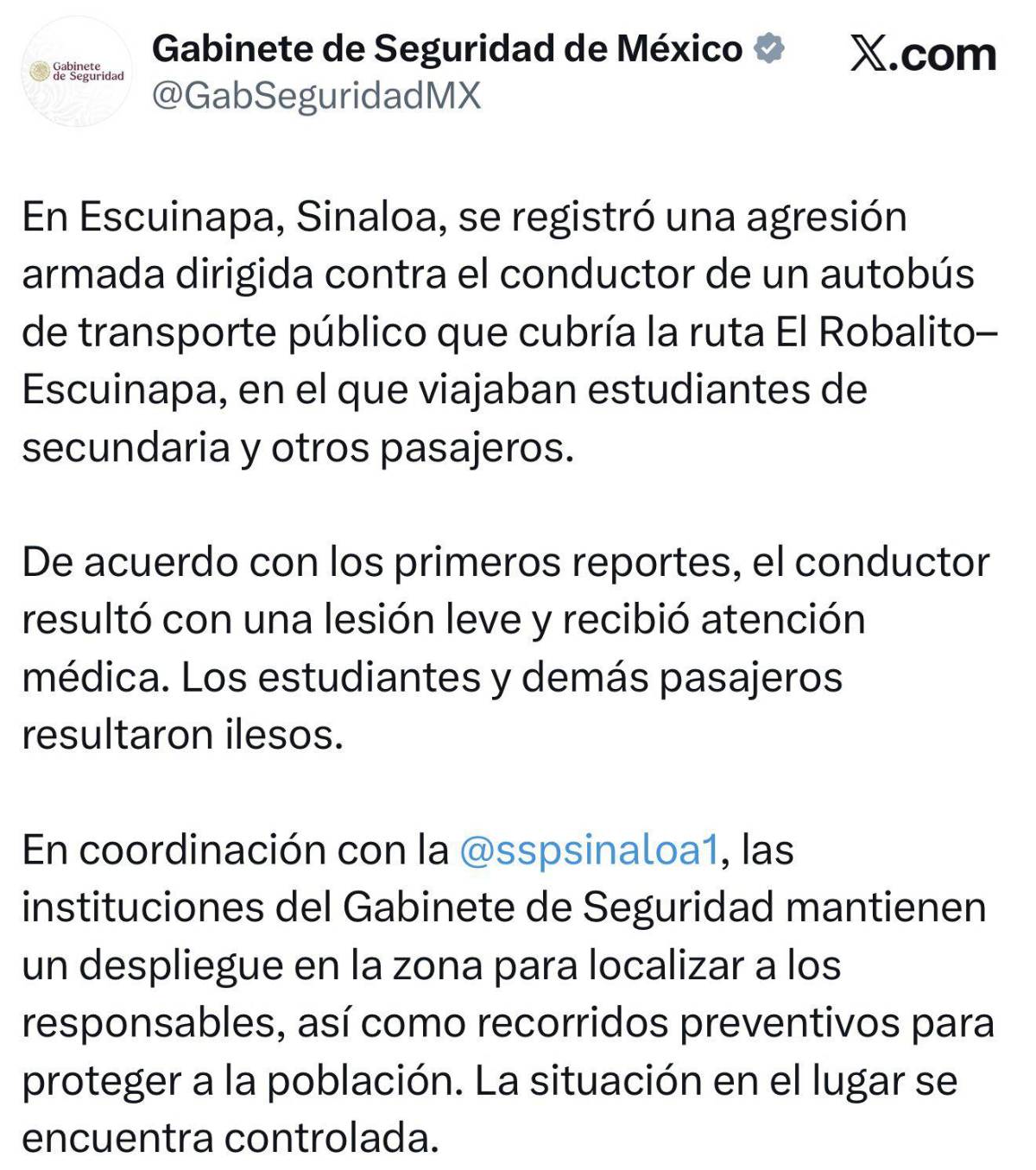 $!Gabinete de Seguridad informa sobre el operativo de vigilancia.