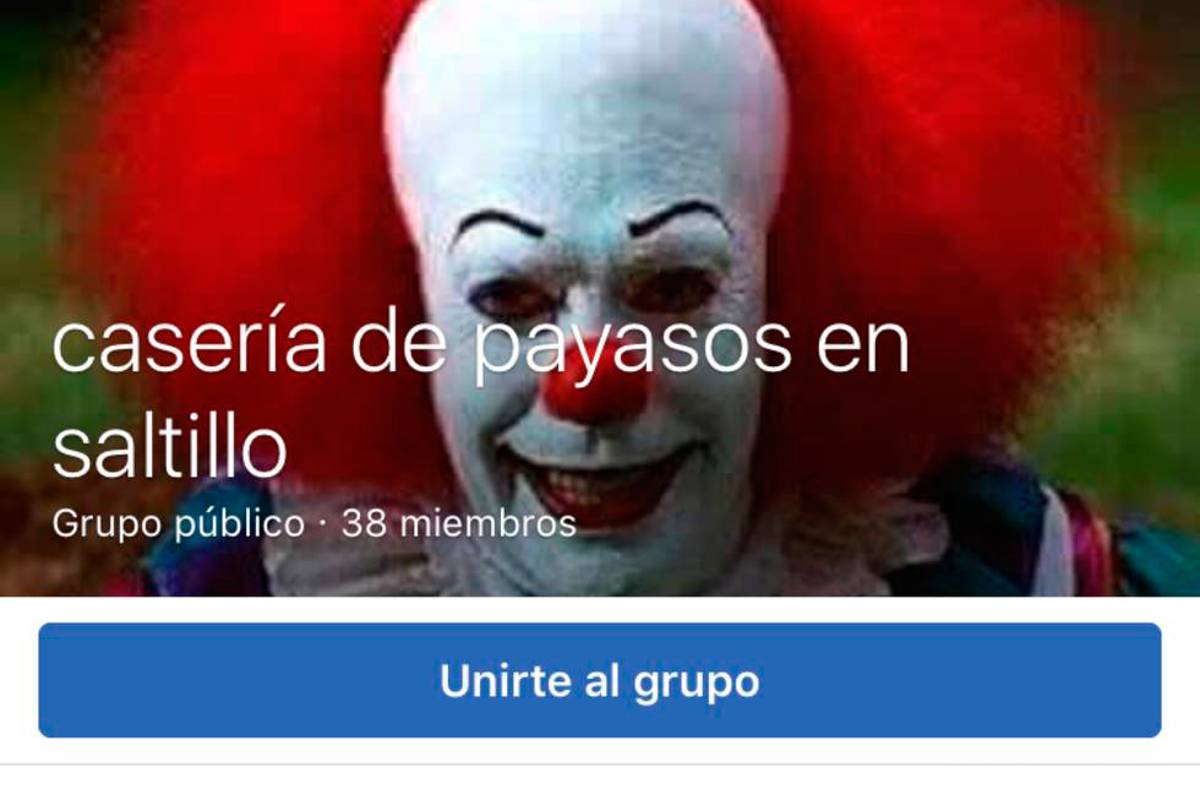 Llaman en redes a ‘cazar’ payasos en Saltillo