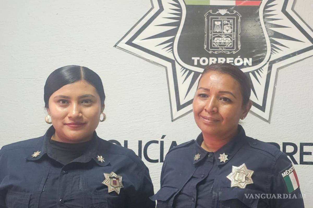 ‘Es una satisfacción muy grande ser mamá y policía’, dicen oficiales de Torreón