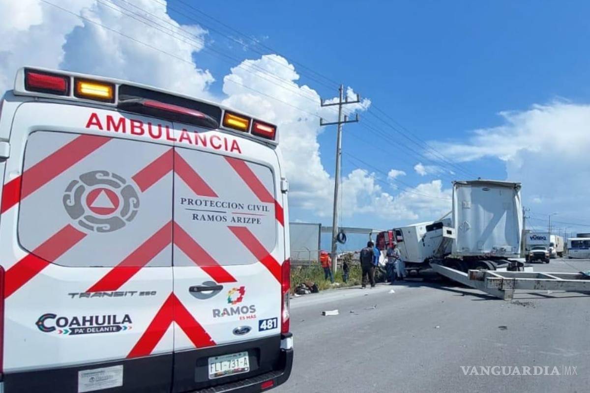 Choque automovilístico en el libramiento Óscar Flores Tapia deja un herido