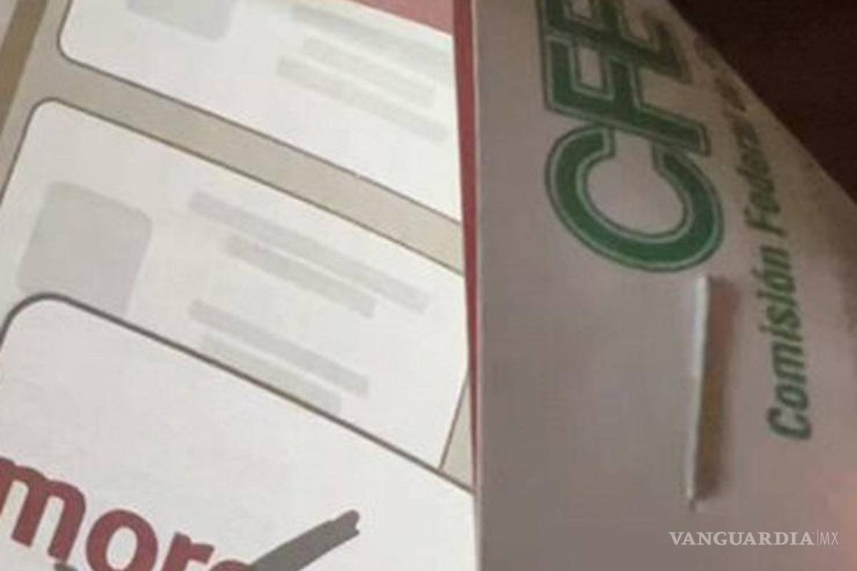 ¿Propaganda a favor de Claudia Sheinbaum en recibo de luz de la CFE?