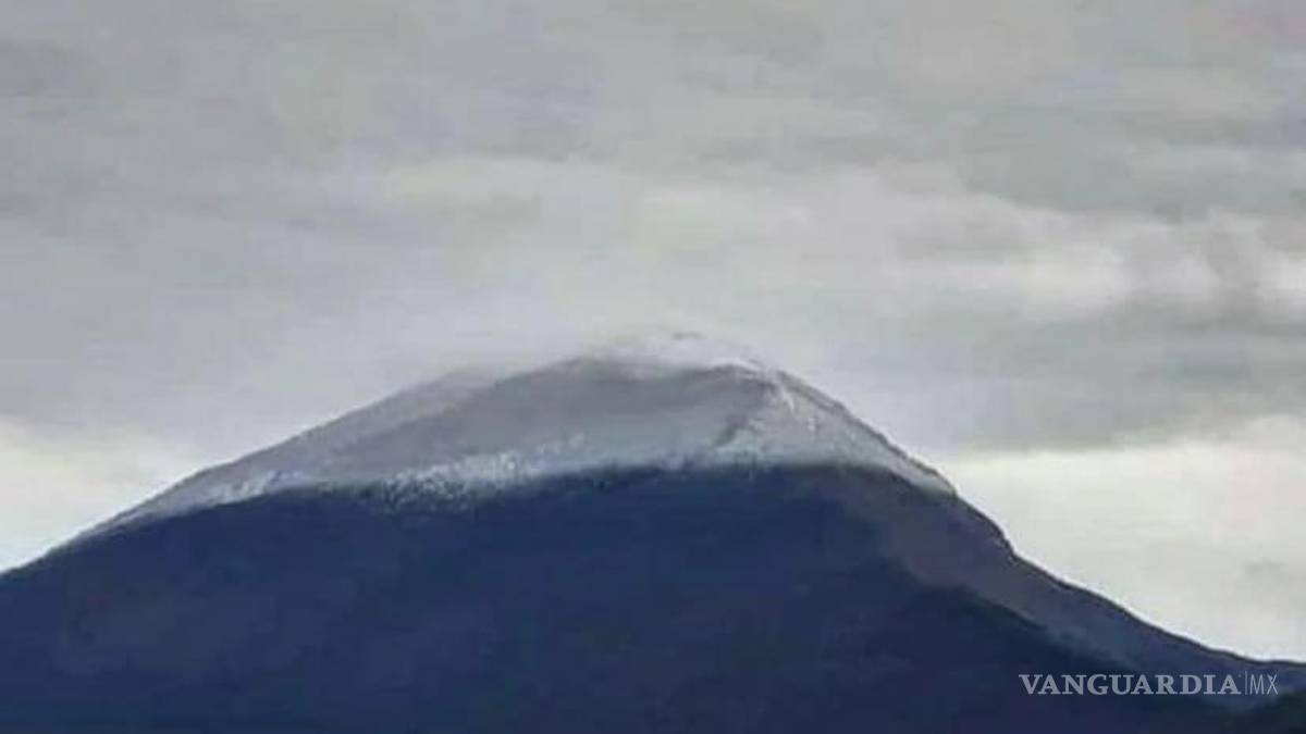 Reportan nieve en zonas altas de la sierra de Arteaga