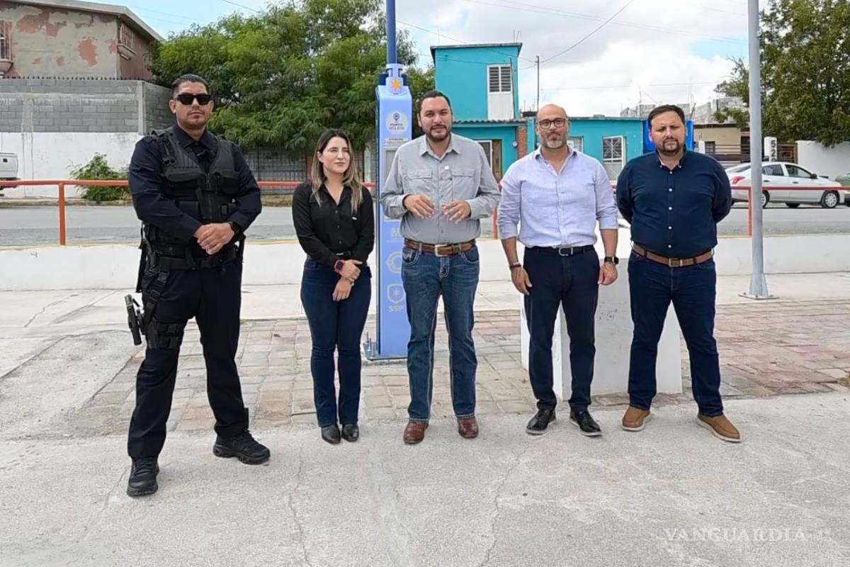 $!El nuevo Punto Violeta cuenta con cámaras 360°, sistema de reconocimiento facial, botón de pánico e interfón con enlace directo al C2 para una respuesta inmediata ante emergencias, detalló el Alcalde.