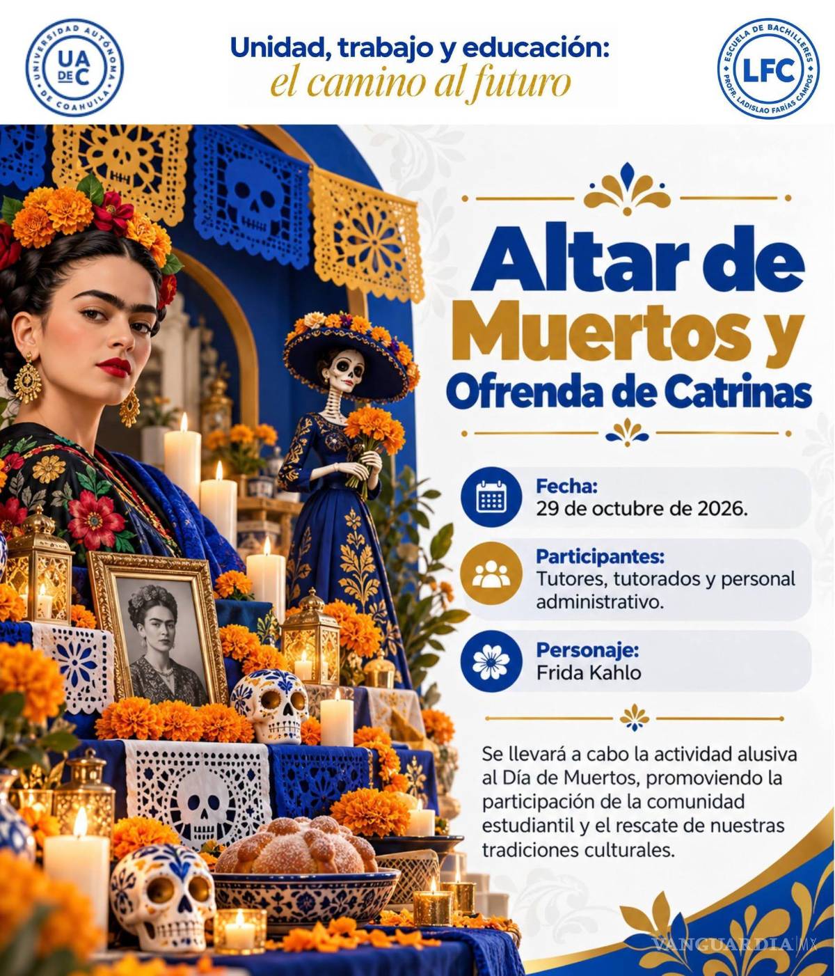 $!Coahuila: Lleva la UAdeC tradición del Día de Muertos a sus escuelas y facultades