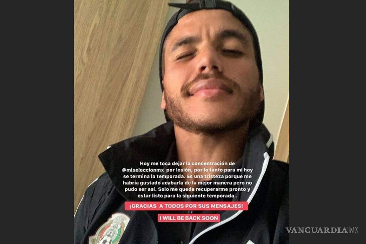 $!Jonathan dos Santos es baja del Tri por lesión