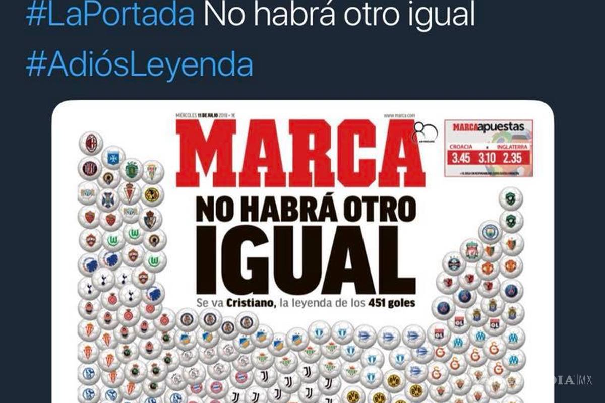 El error en la portada de Marca que le dio la vuelta al mundo