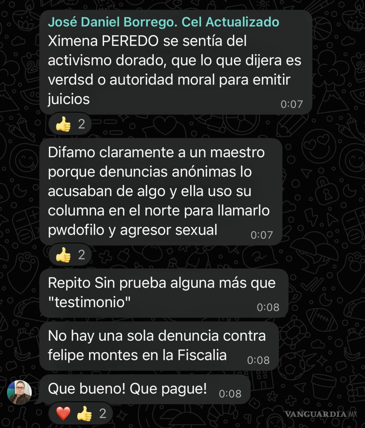 $!Esta es la postura de José Daniel Borrego, conductor de uno de los programas de noticias del Canal 28, del gobierno de NL.