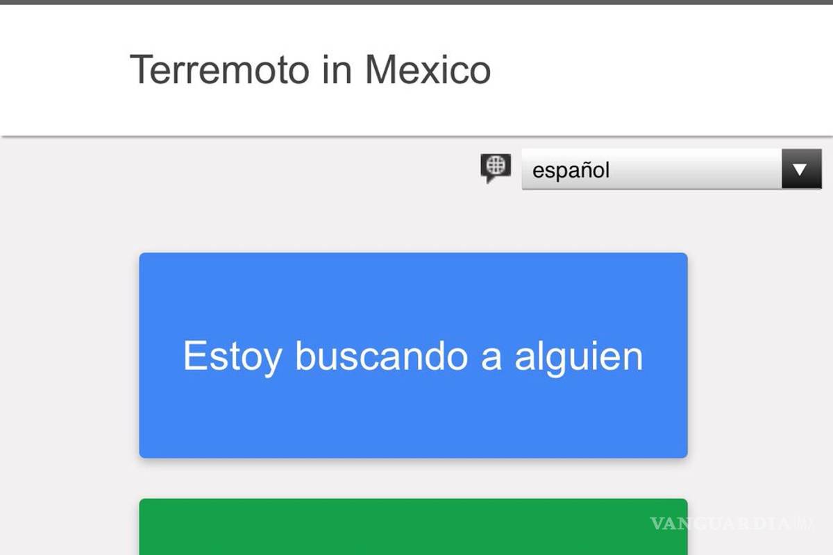 Google activa localizador de personas tras sismo en CDMX