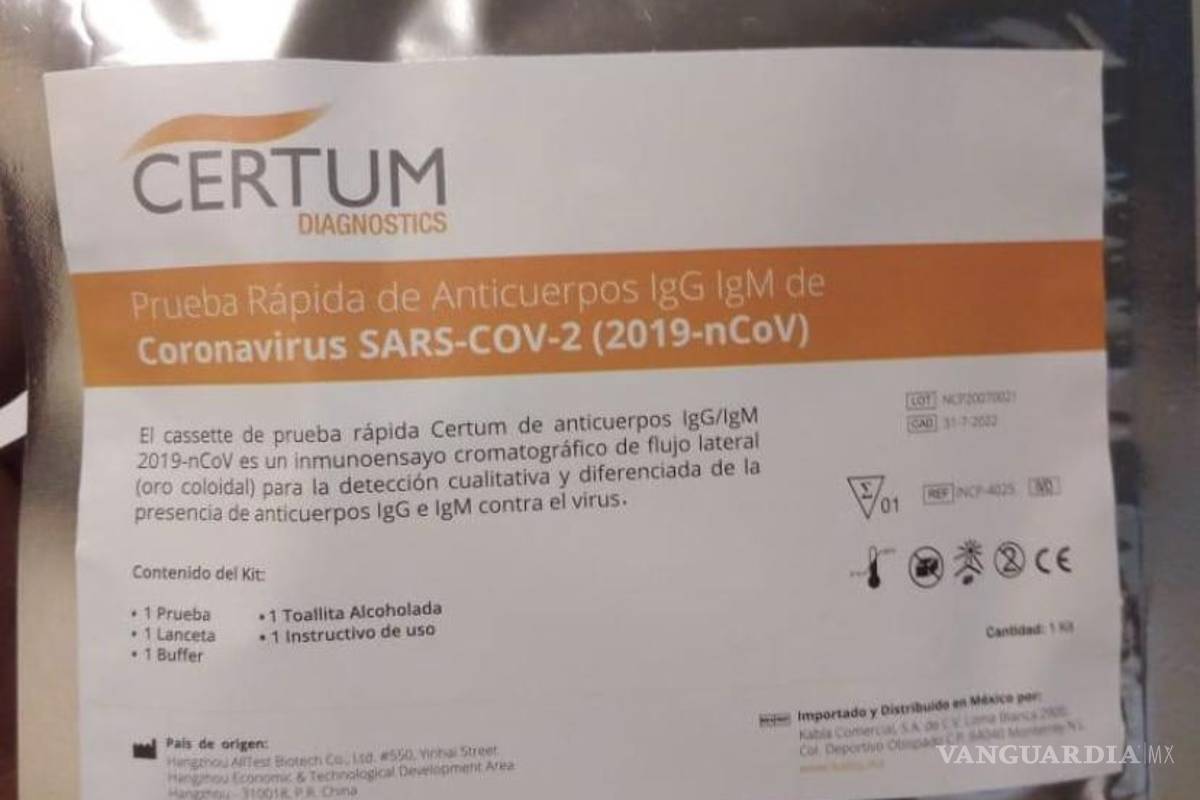 En Saltillo venden, por redes sociales, pruebas COVID-19 rechazadas por Cofepris