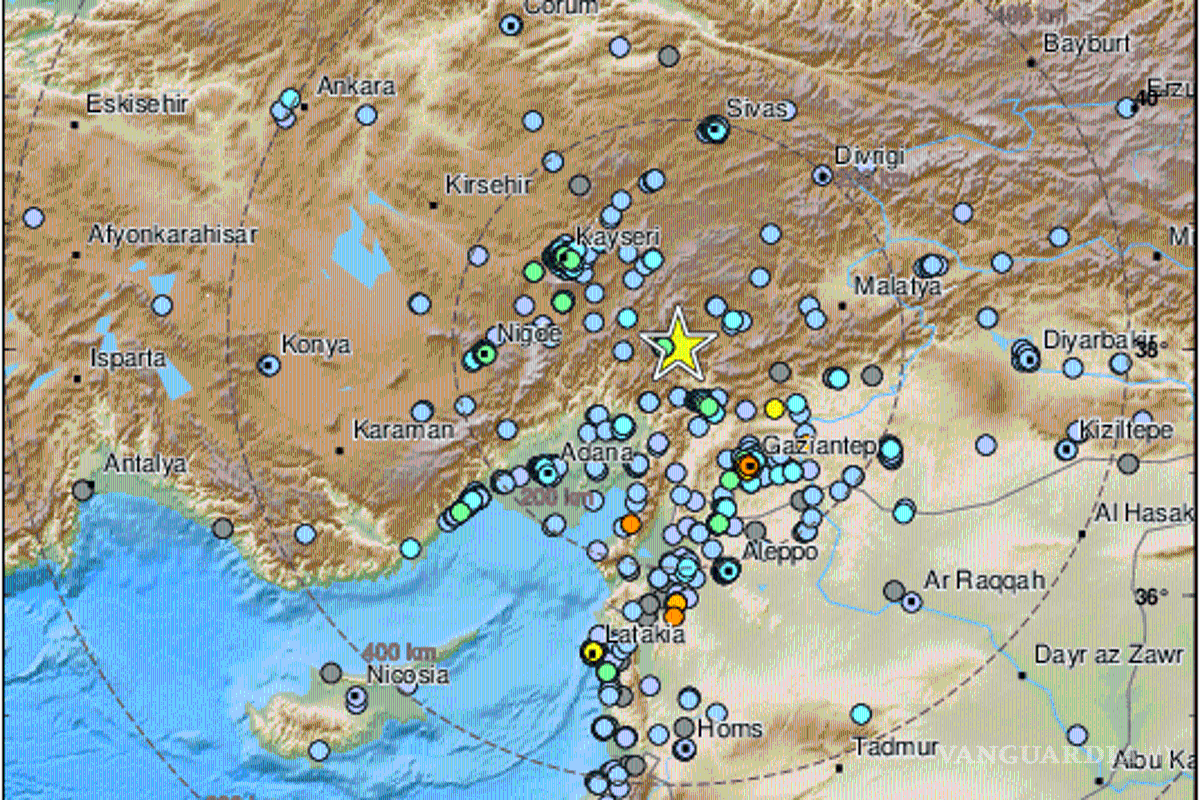 $!Sismo sacude a Turquía. El EMSC informó a través de su sitio oficial la mañana de este sábado.