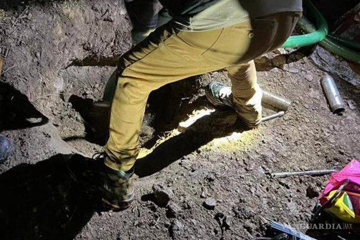 Aseguran toma clandestina de hidrocarburo entre la carretera y la autopista Monterrey-Saltillo