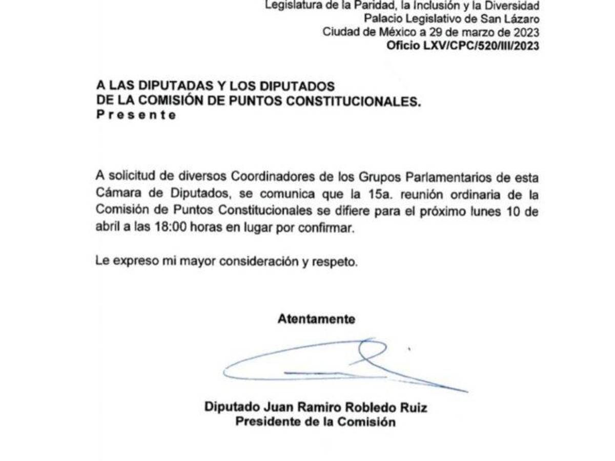$!Posponen legisladores sesión en la que aprobarían limitar al TEPJF