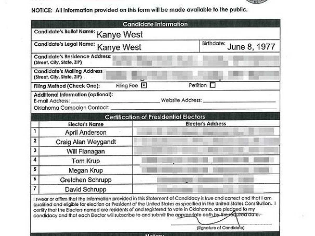 $!¡Que siempre sí! Kanye sigue en la carrera presidencial de EU