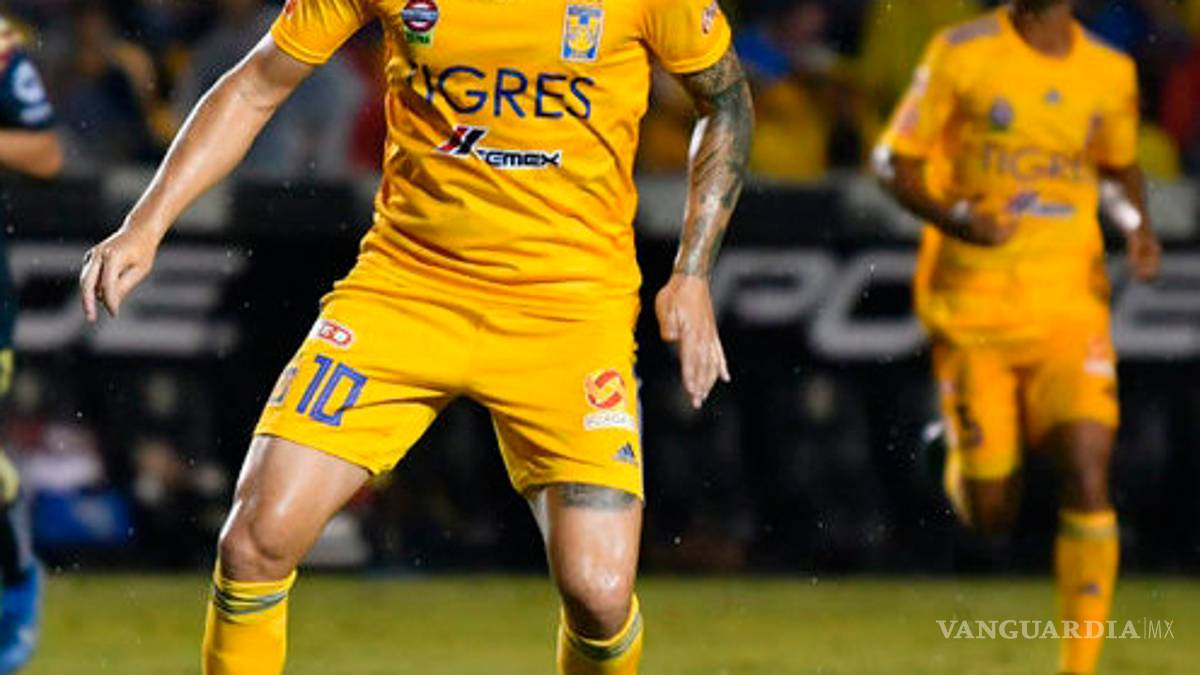 Tigres se impone en el Azteca al derrotar 2-1 al América, en el ida de cuartos de final