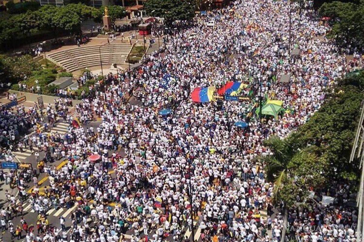 $!Fotos de la impresionante marcha en Caracas contra Maduro