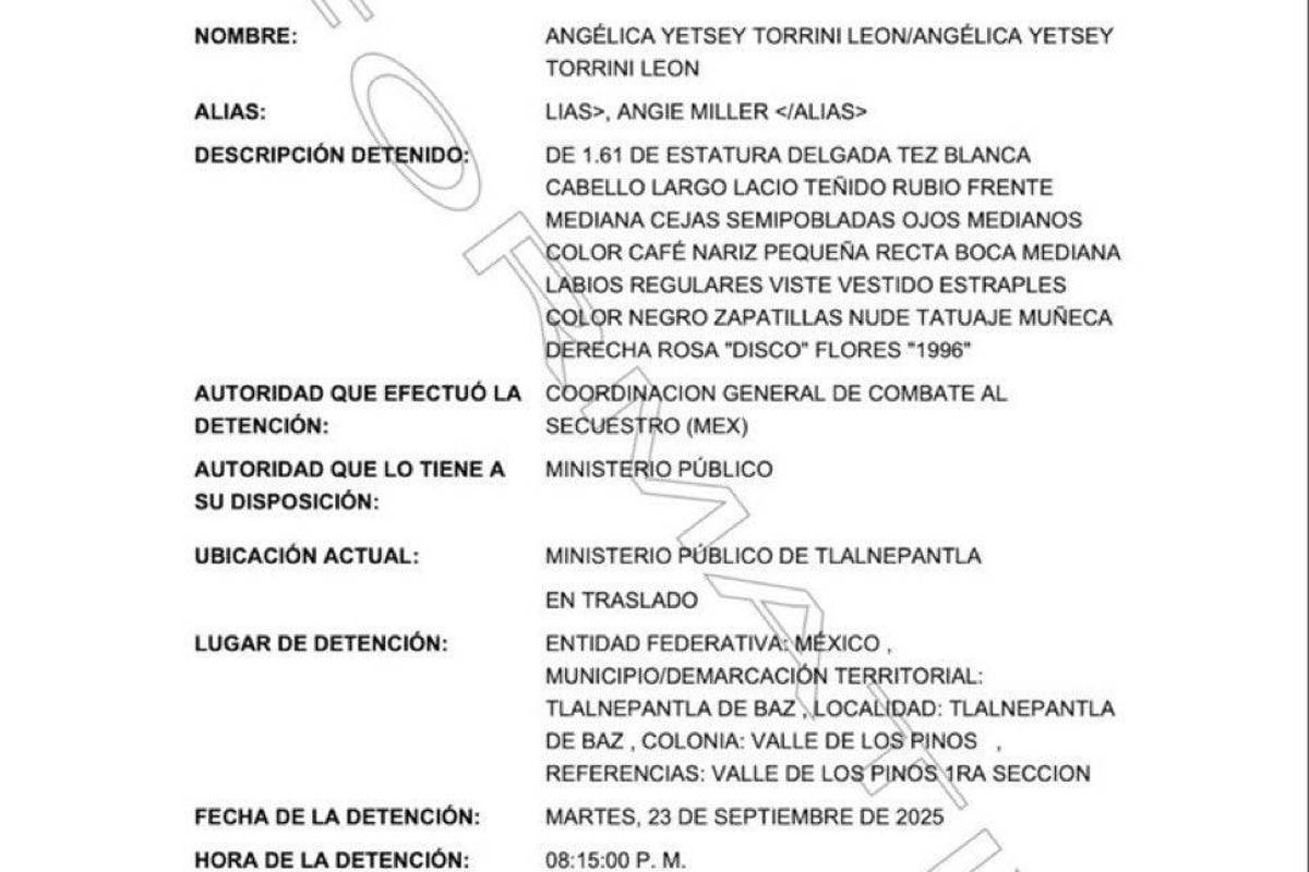 $!Caso B-King y Regio Clown:¿Dónde está Angie Miller? Detienen y liberan a modelo, tras reporte de desaparición