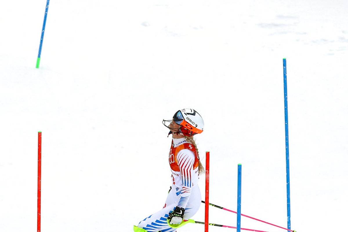 $!Lindsey Vonn tuvo la peor despedida de los Olímpicos; fue descalificada