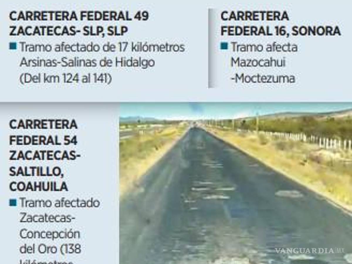 $!Carreteras dañadas golpean a transportistas