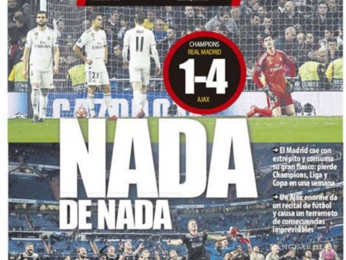 $!Así acribillaron los medios en España al Real Madrid (fotos)