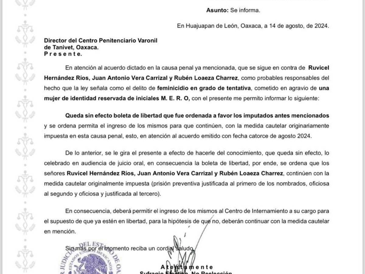 $!Revocan liberación del exdiputado, Juan Antonio Vera Carrizal, acusado de tentativa de feminicidio contra María Elena Ríos