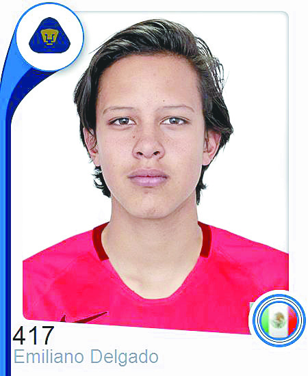 Emiliano Delgado a la cantera de Pumas División Sub15