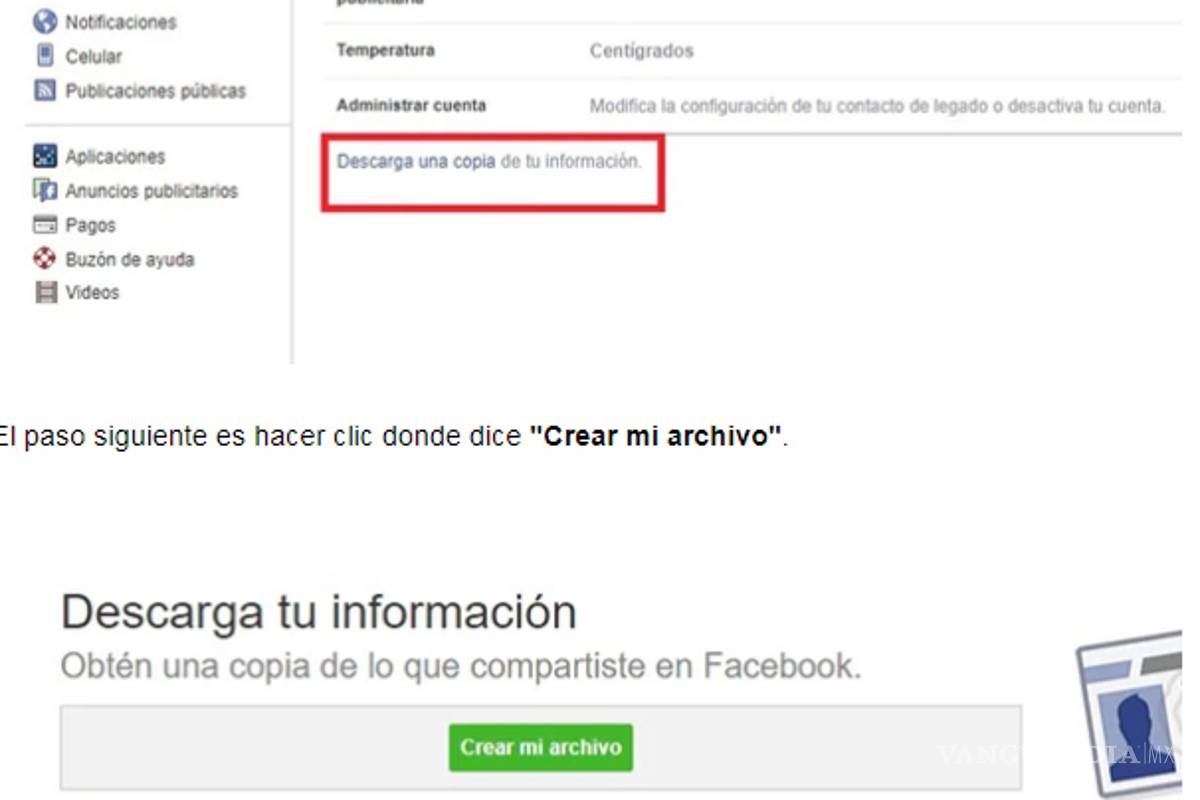 Cómo eliminar la cuenta de Facebook sin perder tus fotos y videos